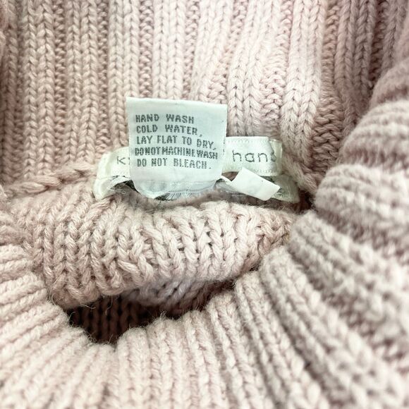 VTG Jennifer Reed Hand Knit Sweater Womens Medium Cottagecore Textured‎ Floral - Picture 8 of 8